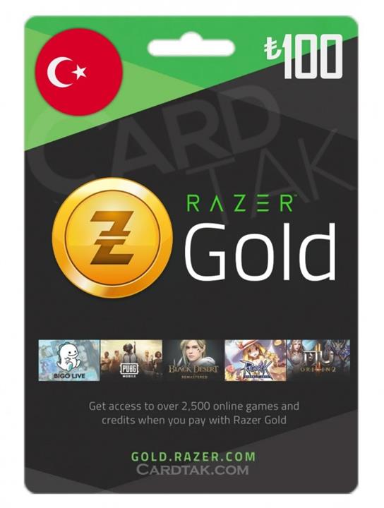 گیفت کارت ریزر گلد 100 لیر ترکیه (TR)